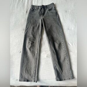 Madewell Women's Straight Leg Jeans - Gray